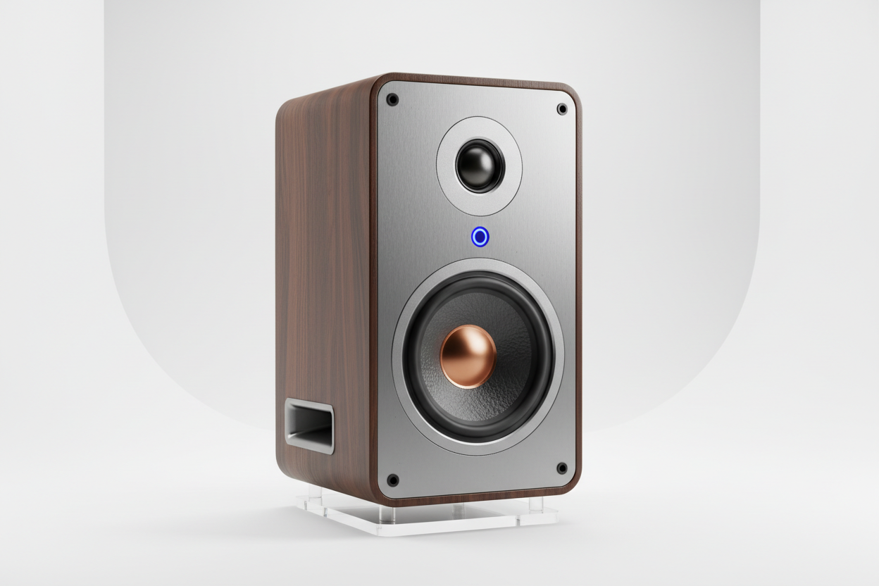 altavoz de estanteria