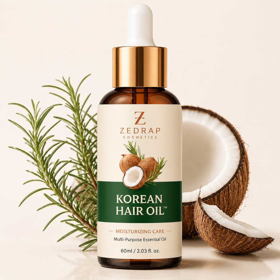 Korean Hair Oil™ — Aceite de Romero y Coco para el Cabello