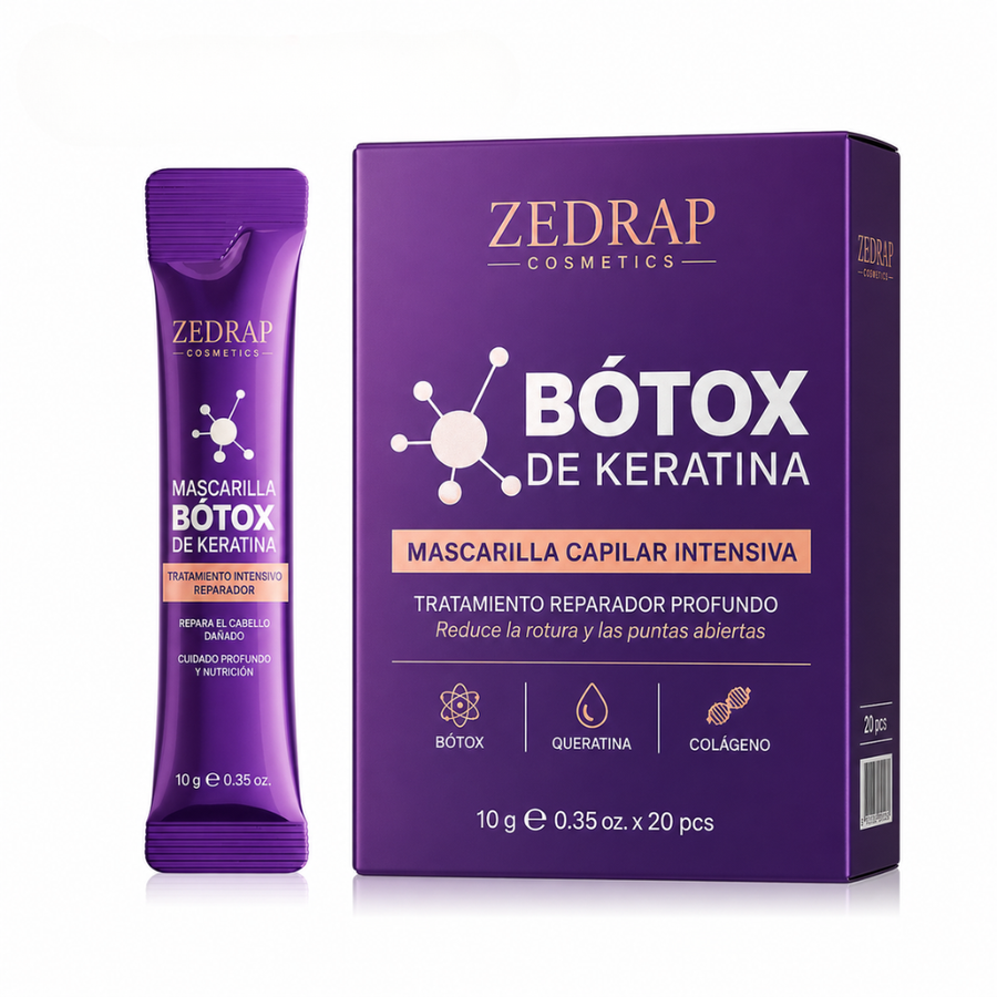mascarilla botox de keratina (para reparar el pelo)